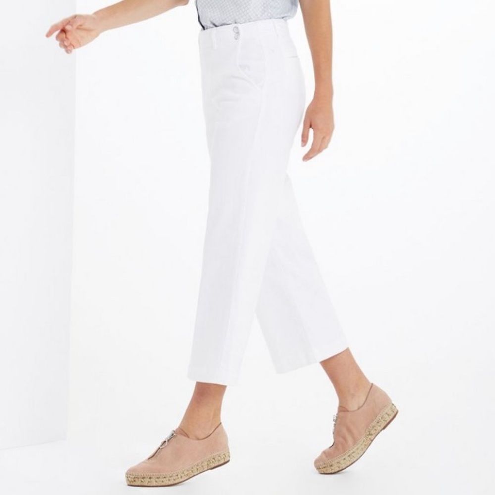 AG Adriano Goldschmied Juliette Trouser Nautical Wide Leg Crop Denim